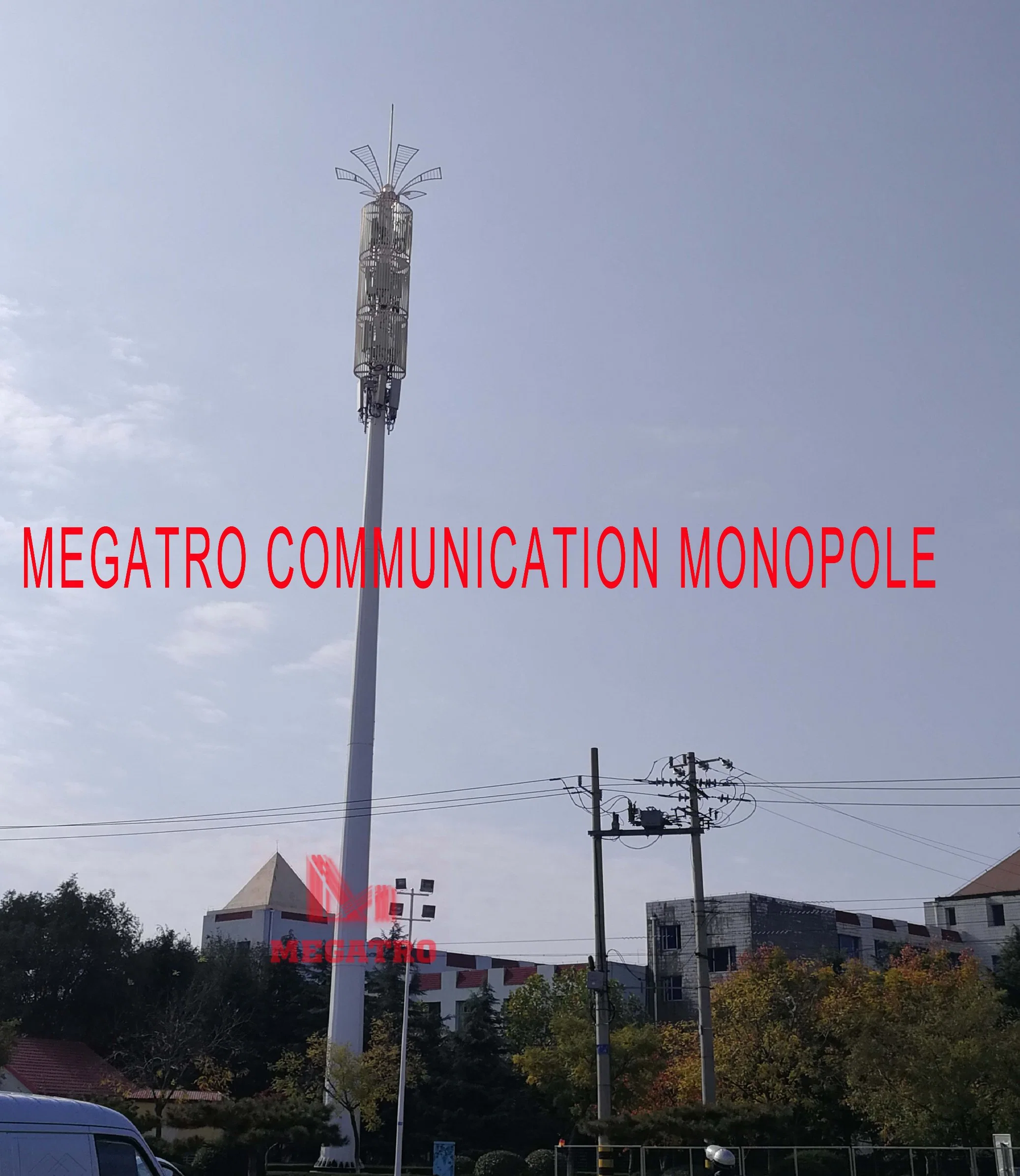 Megatro Communication Pole Telecom Tower