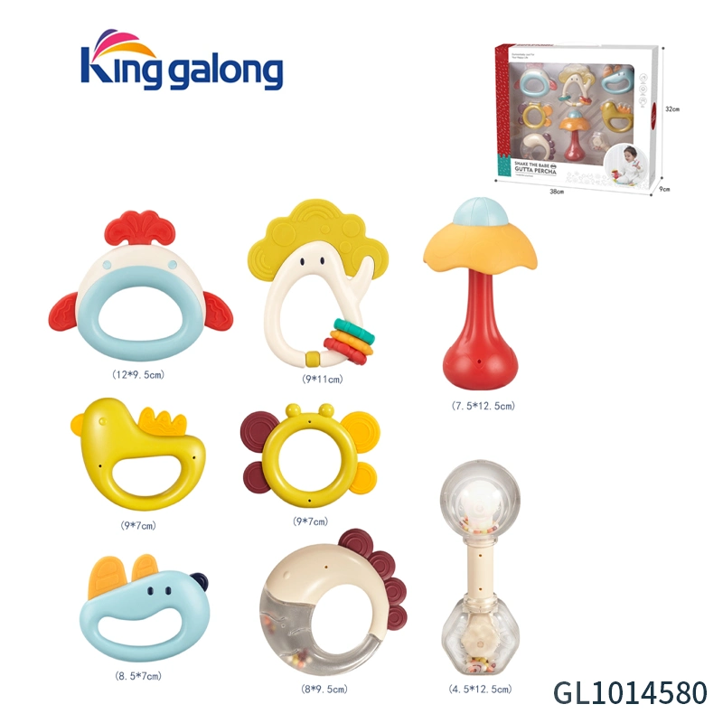 Venda por grosso de fábrica Non-Toxic Toddler crescente agitação coloridos bebê mordedor de Silicone macio Ball brinquedos educativos Dom promocionais