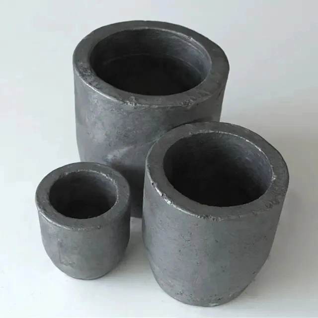 Sic Graphite Crucible Used for Low to Medium Frequency Induction Furnaces Melting