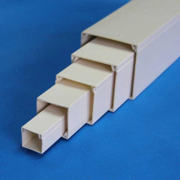 White PVC Trunk PVC Trunking 100X50mm Cable Management Wire Duct