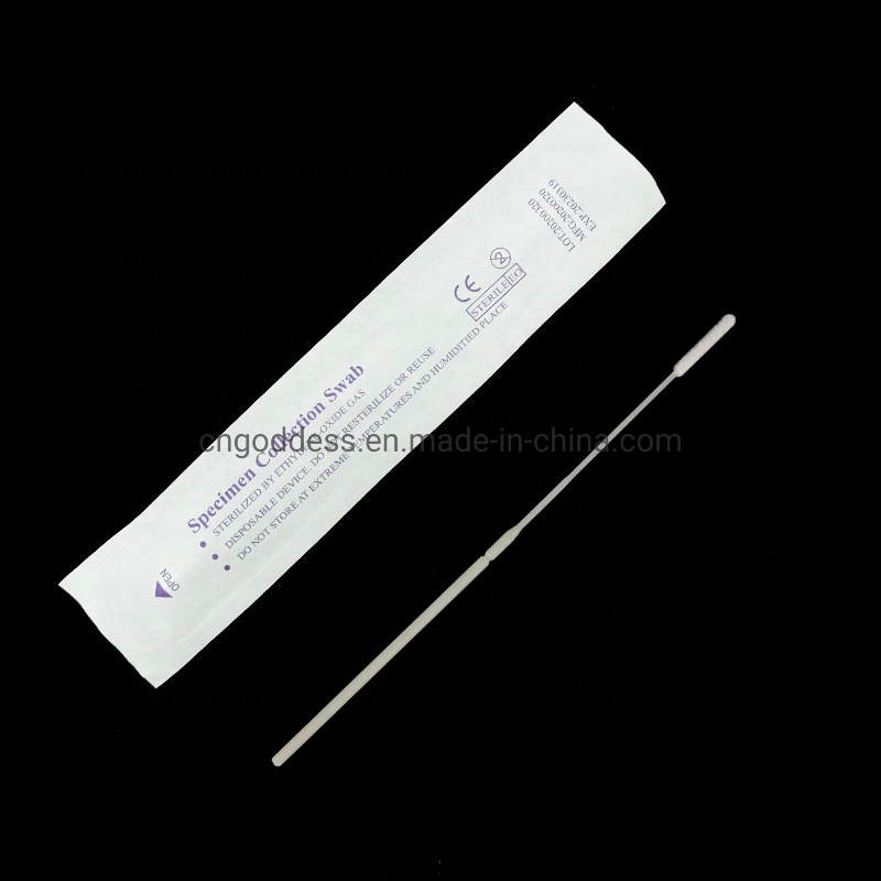 Clinical Diagnostic Kit Medical Genetic Testing Sample Collection Oral Flocked Swab