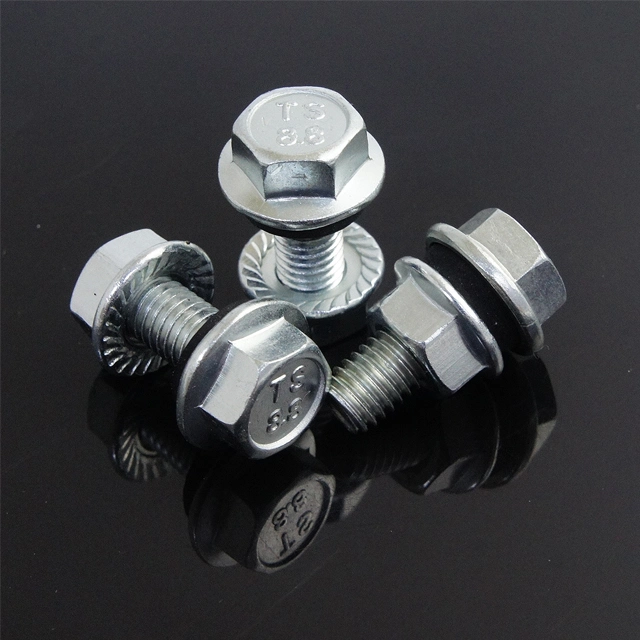 Metric Standard Class 8.8 Hex Flange Head Zp Grain Silo Bolt