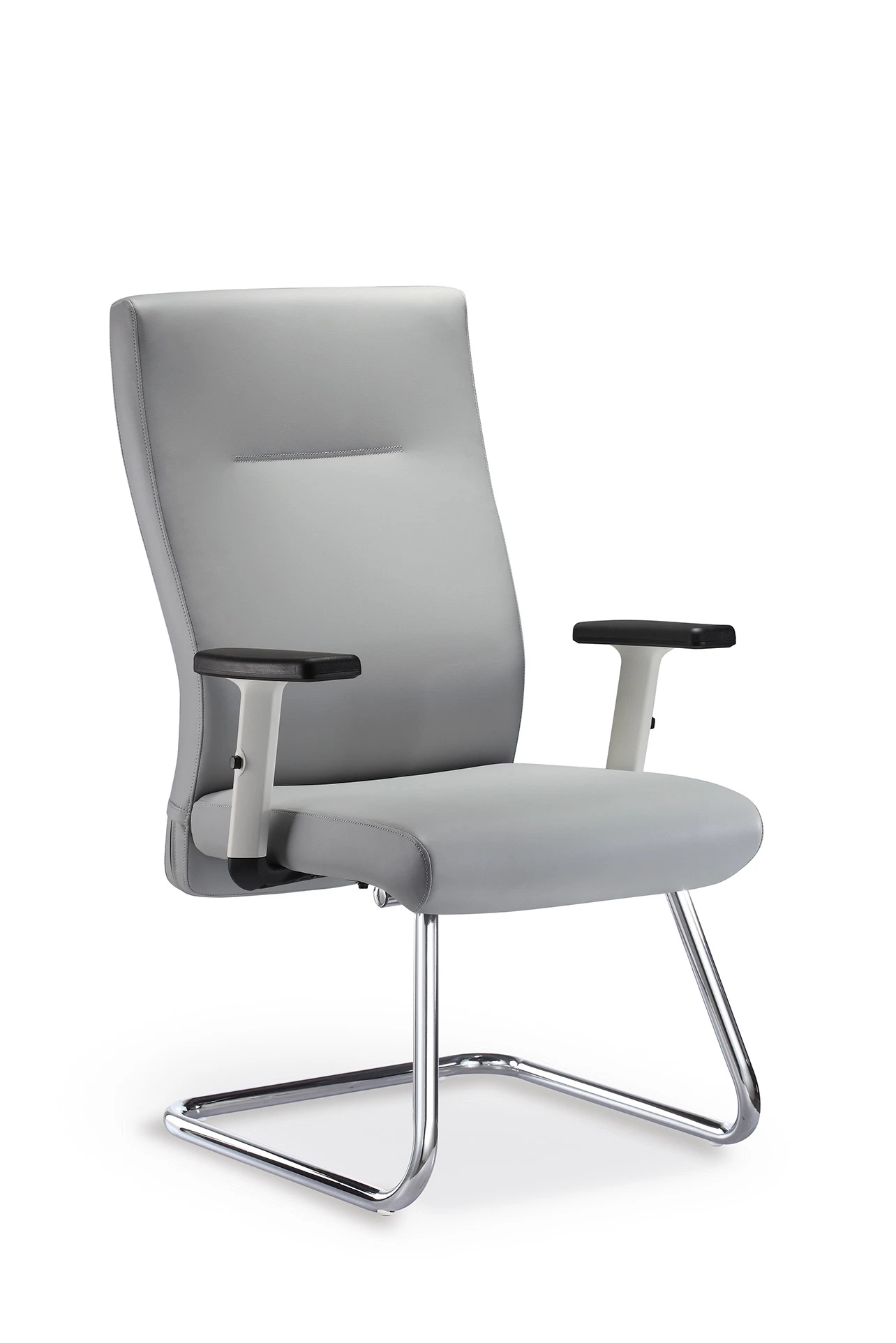 Low Back Office Meeting Room PU Leather Visitor Conference Chair