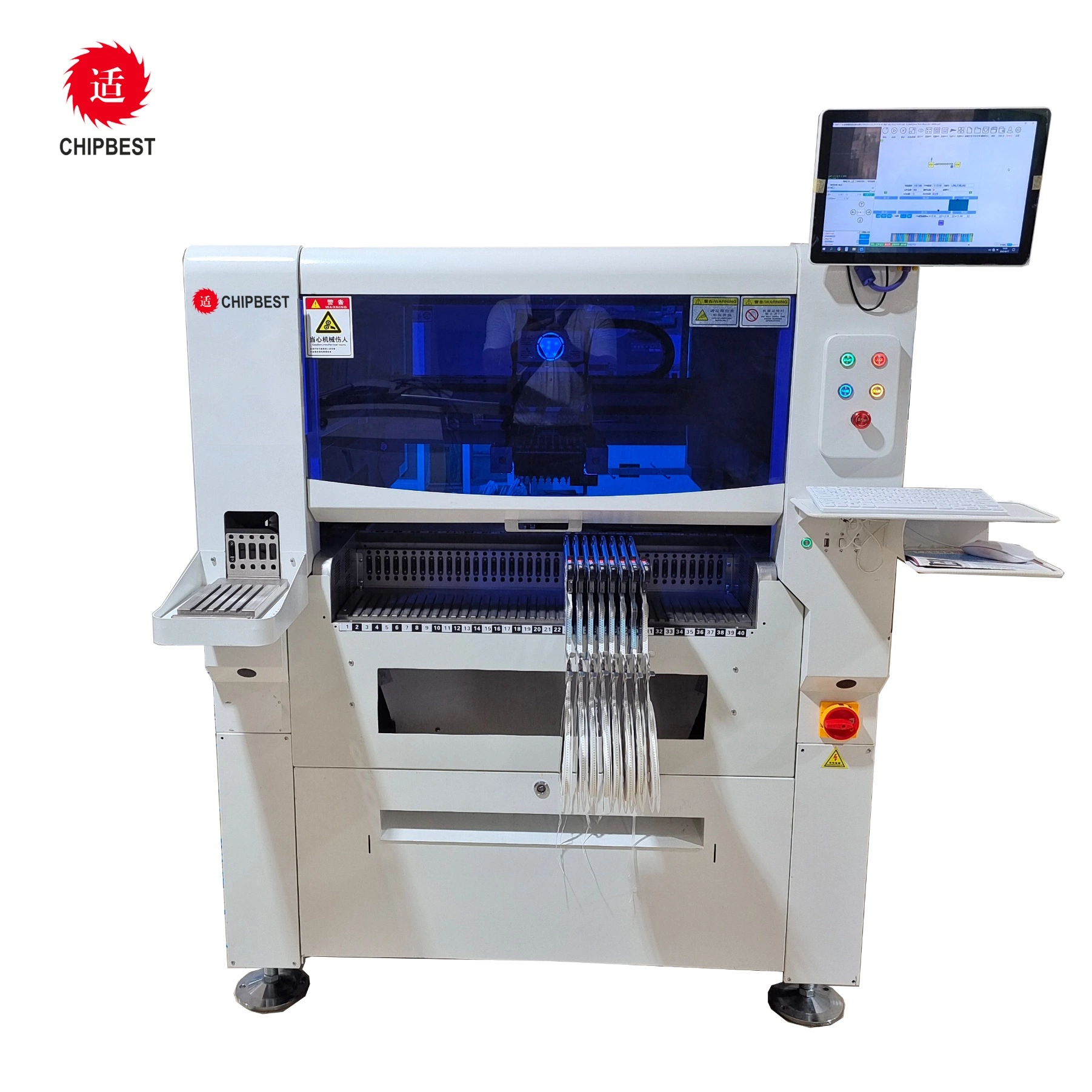 Chipbest Js-8Plus de alta precisión automática máquina de fabricación de PCB Asamblea de la máquina de recogida y entrega de chip de LED LED Mounter Pick y colocar la máquina