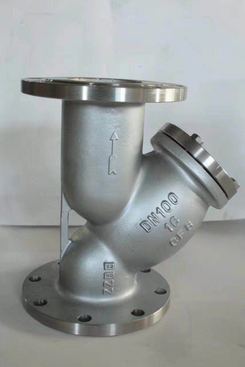 SS304/SS316 Flange End Stainless Steel Filter Strainer