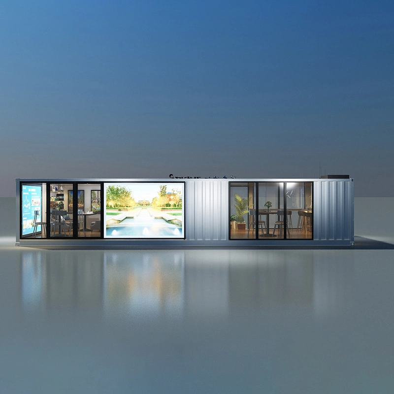 Cabina de Apple Cafetería móvil PREFABRICADOS DE LUJO Hotel Casa en venta