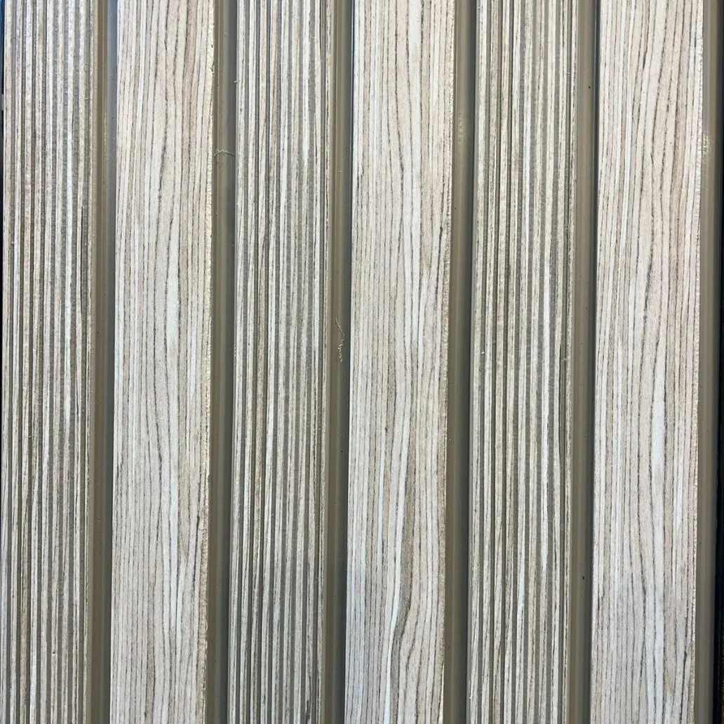 Bamboo Fiber Composite 120 * 12mm Wetterfeste PS Wandpaneele