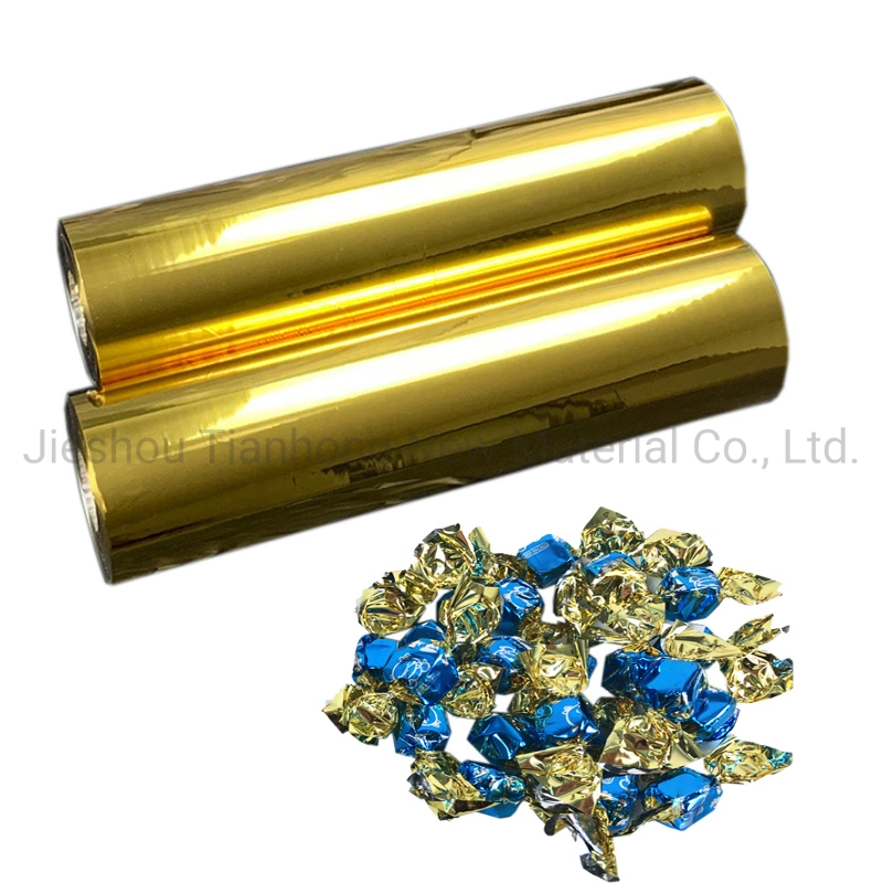 Candy Bar Wrapper Metallizing Twisted Pet Film for Candy Package