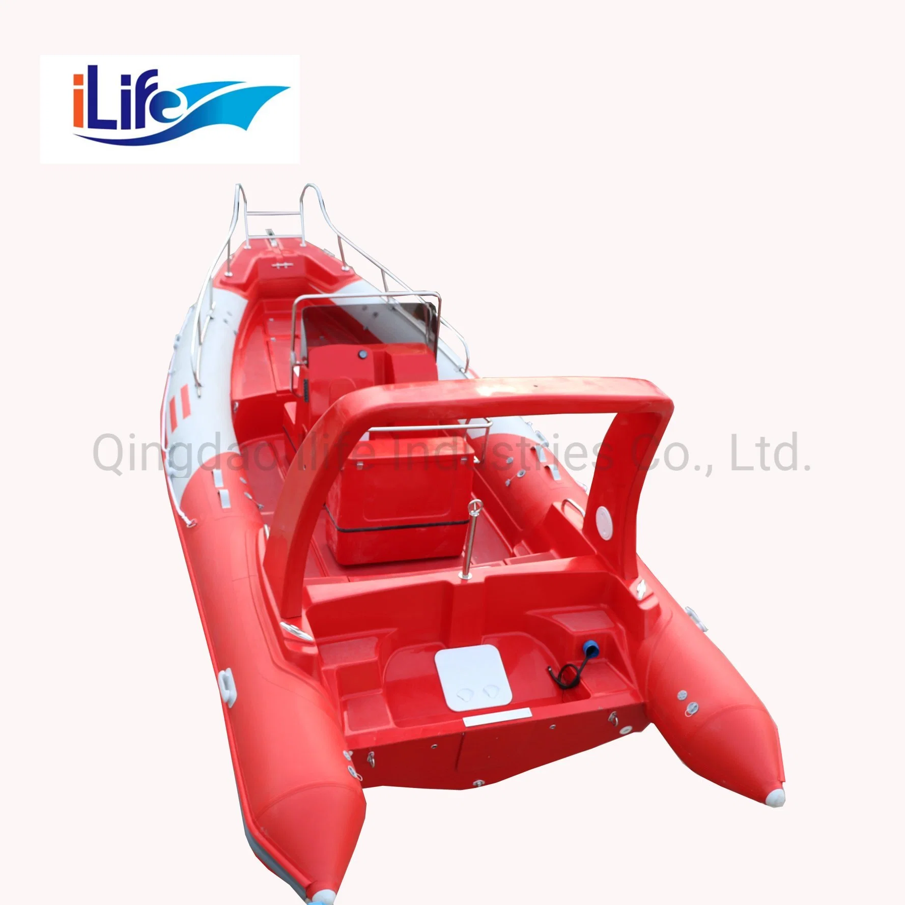 Ilife 16persons Rigid Inflatable Military Rescue Patrol/Fiberglass Rib Motor Boat (RIB680HC)