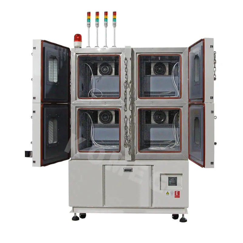 Un ECE R100/Un 38.3/UL 1642/UL 2580 Battery Test Chamber with Four Test Zones Eh-125L