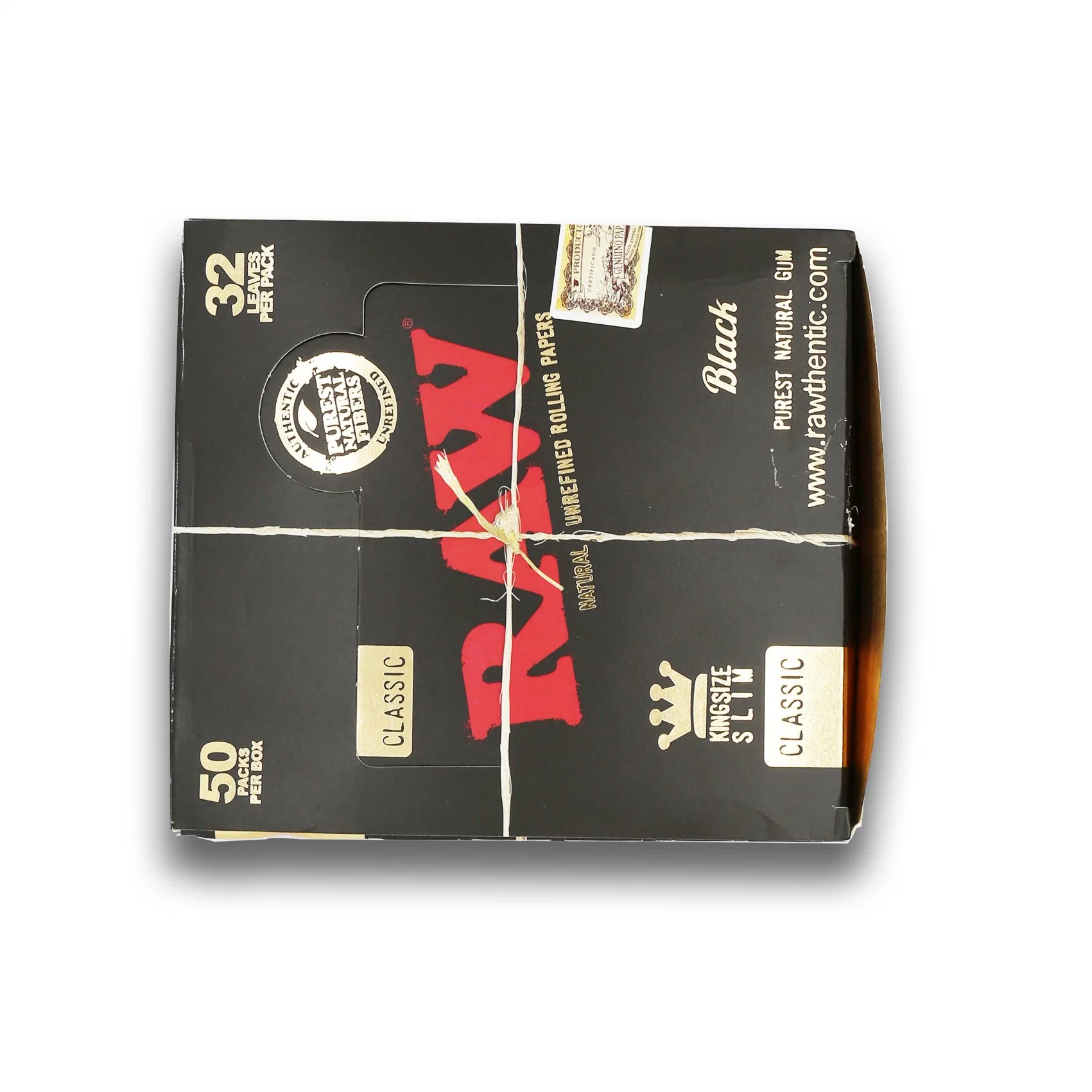 Black King Size Slim Rolling Papers