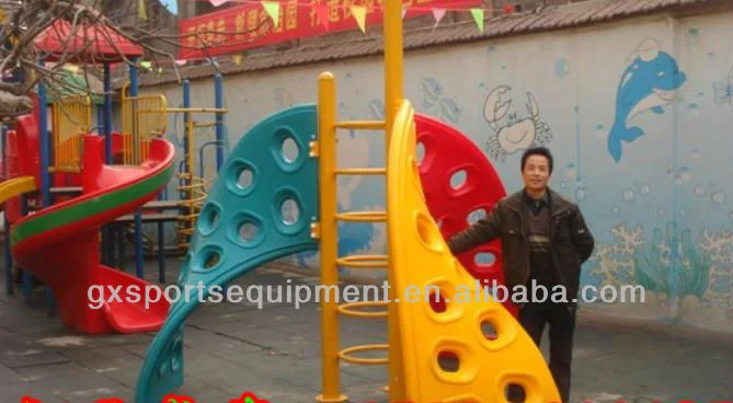 Children Non-Toxic Plastic Climbing Wall/Fitness Equipment/Toy