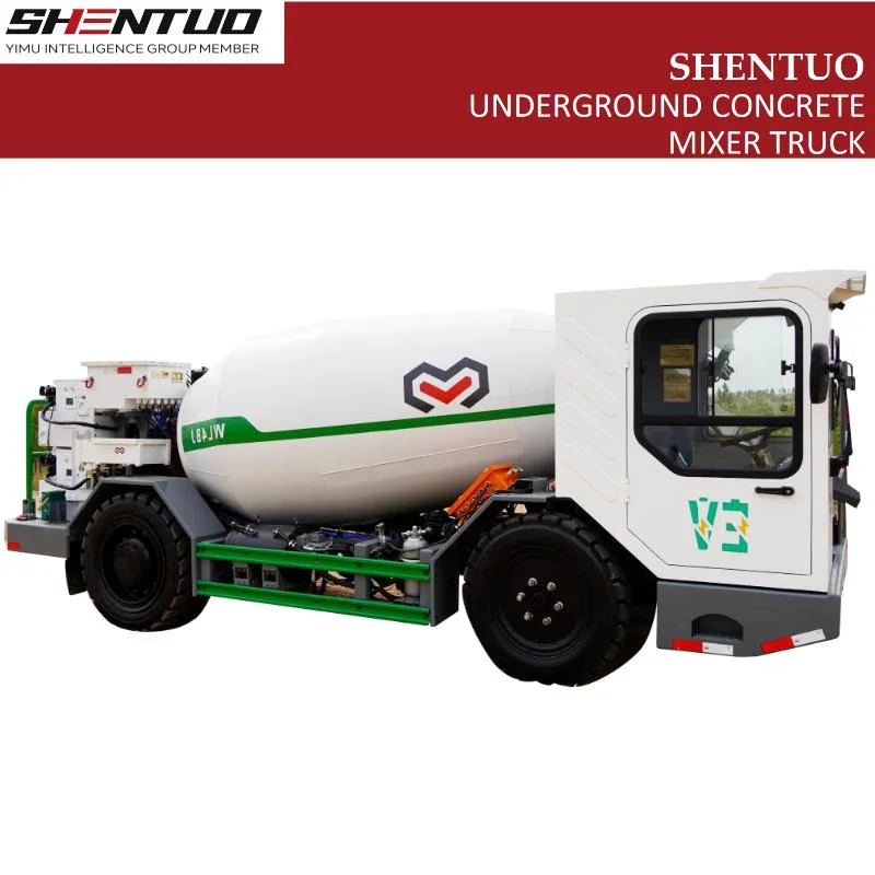 Wl4bj 4 Cubic Meters Capacity Concrete Mixer Battery Truck Underground Mining Equipment