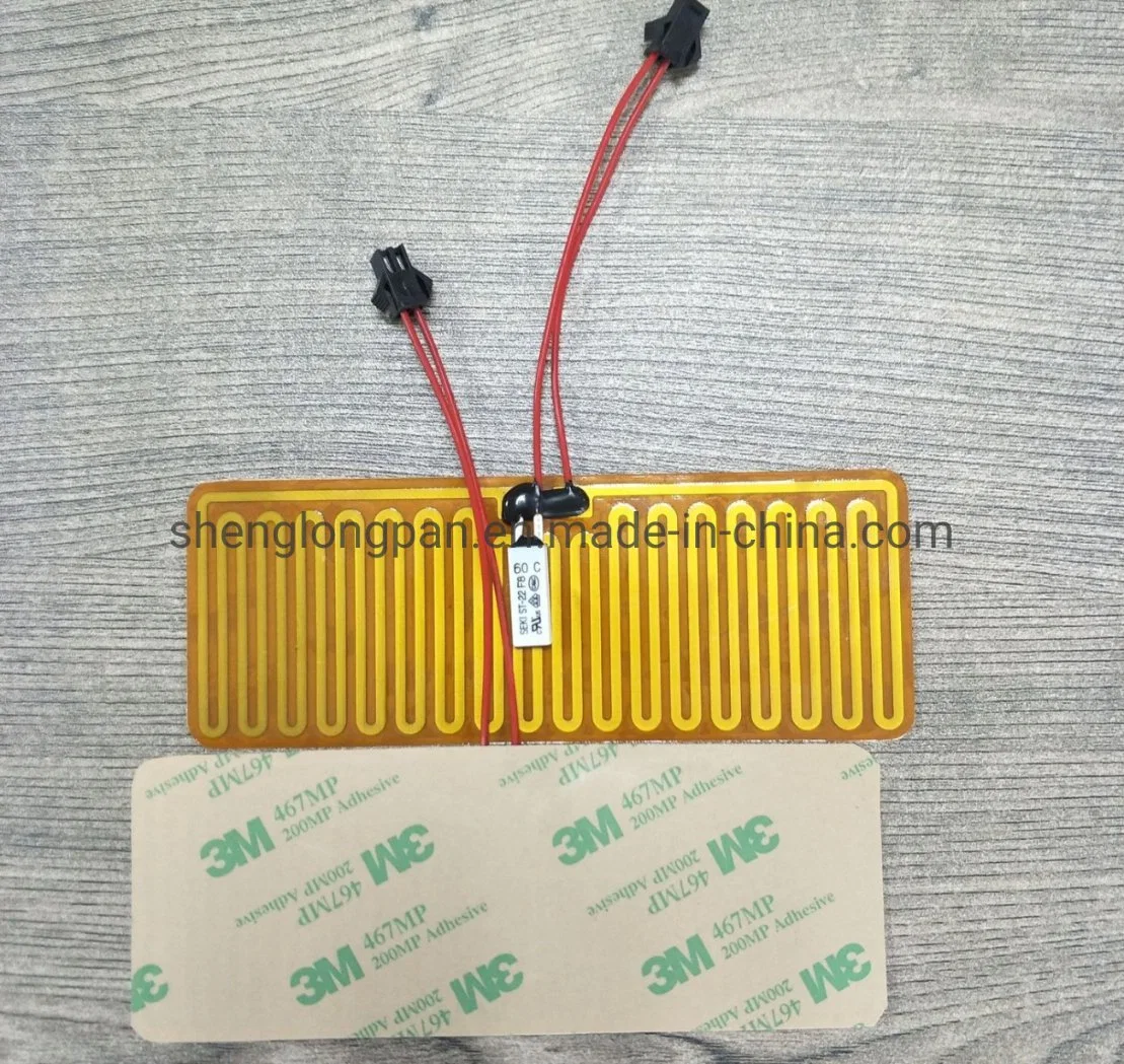 12V DC Flexible Polyimide Film with Adhesive PCB Kapton Heater