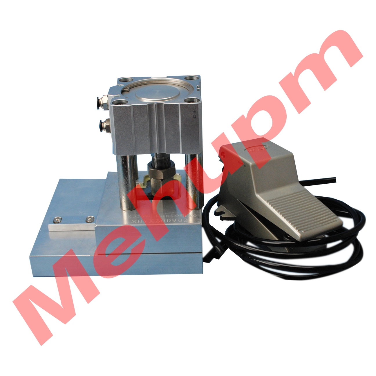 Foot Valve Controlled Pneumatic Corner Cut Hole Puncher