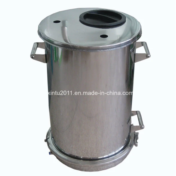 55L Powder Hopper with Fluidizing Plate for Powder Coating System with Ce