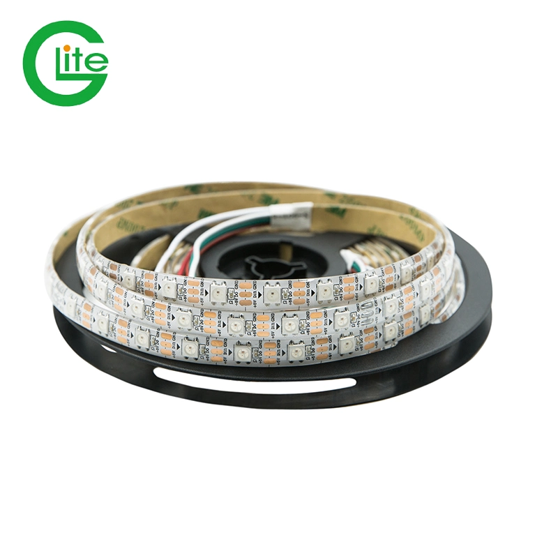 Ws2812b barrette LED RVB pixels adressables numériques individuels 60 LED/M 144 LED/M.