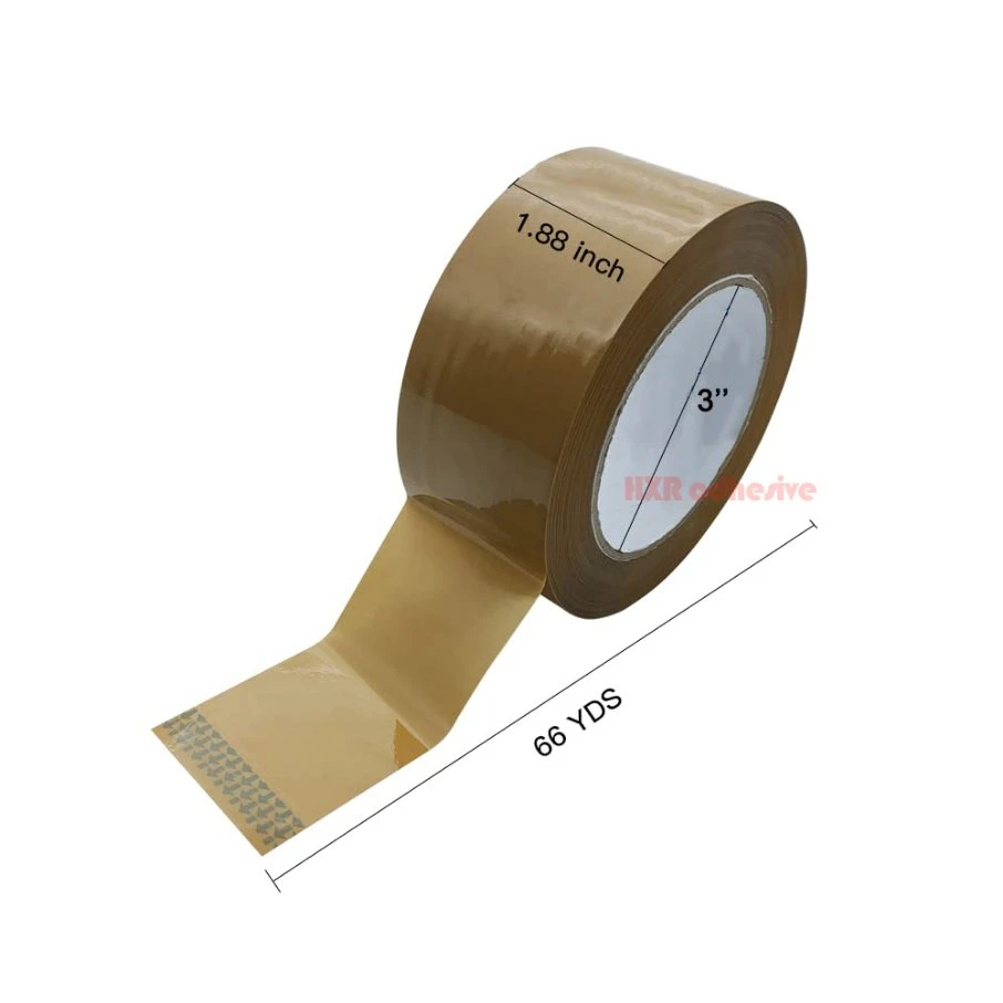 Brown BOPP Packing Tape Waterproof Box Moving Strong Sealing Tape