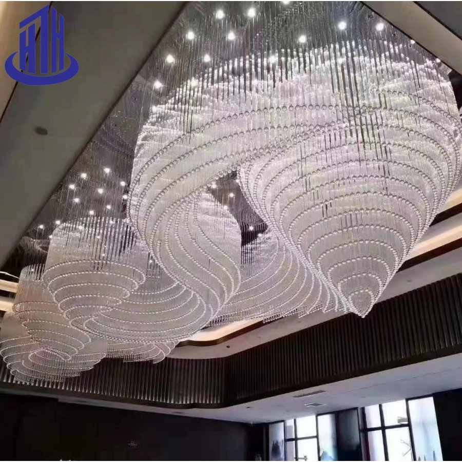 LED Project Crystal Modern Ceiling Pendant Lamp for Hotel Restaurant Home (107)