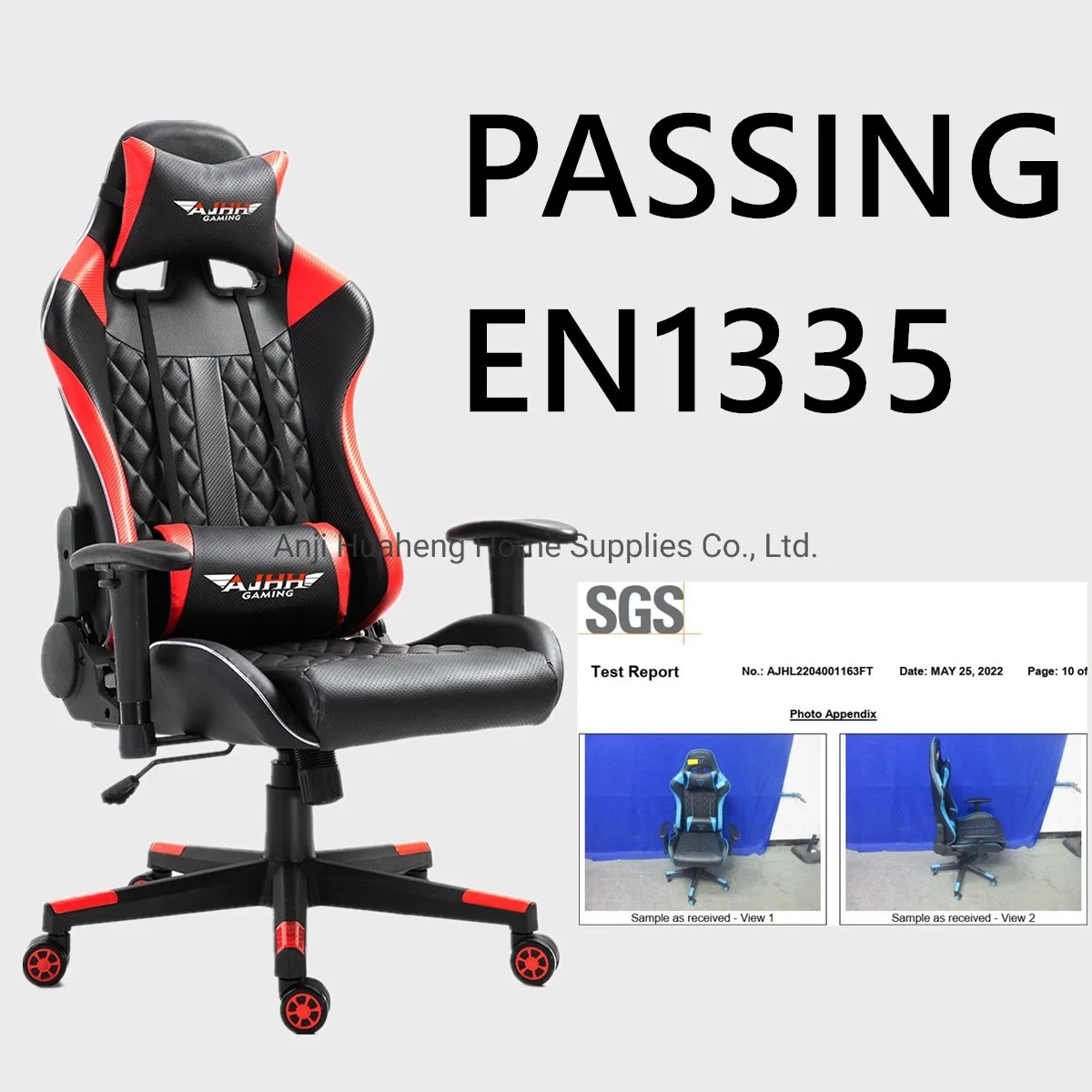 High quality/High cost performance  PU Leather Ergonomic Swivel Chair Adjustable Computer Gaming Chair