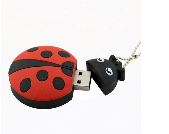 Cute Ladybug Plastic USB Flash Drive Pendrive USB Memoria Stick