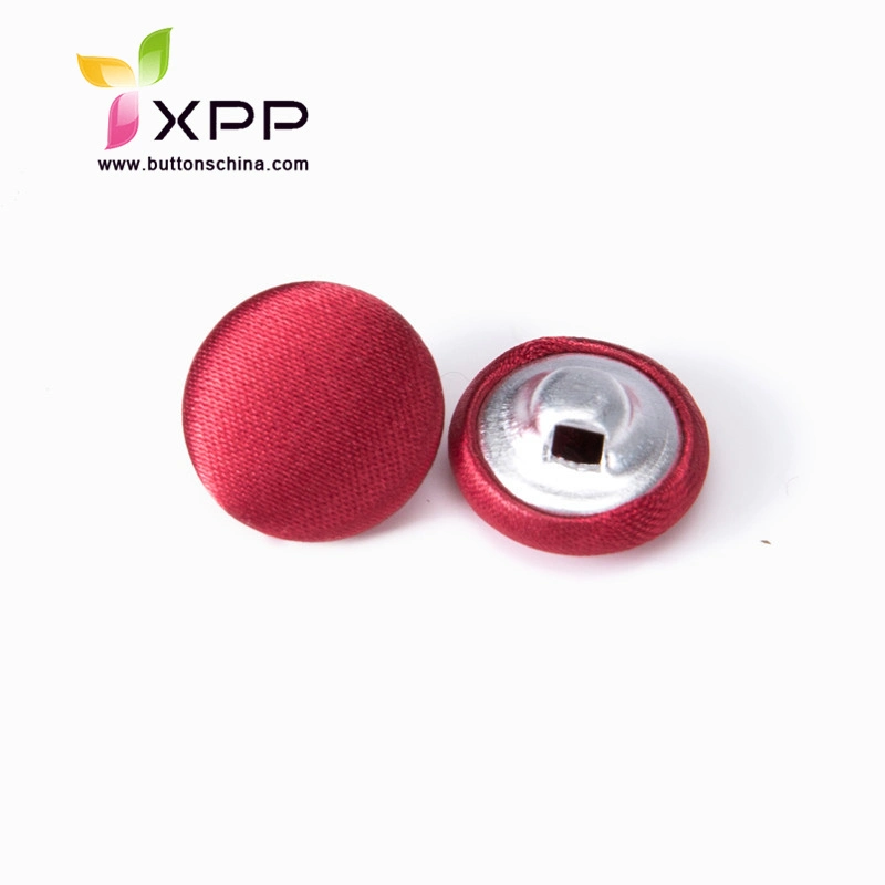 Metal Fabric Cover Button with Metal Feet