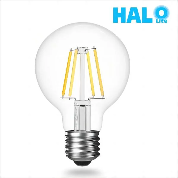 Halolite Filament Bulb Lamp 5W E27 G80 Clear Non-Dimmable LED Light