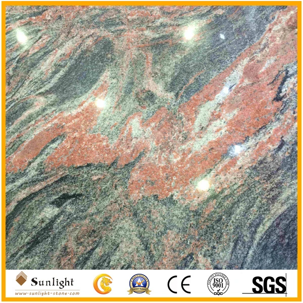 Hot Sale Polished Multicolor Red Granite for Flooring, Wall Tiles