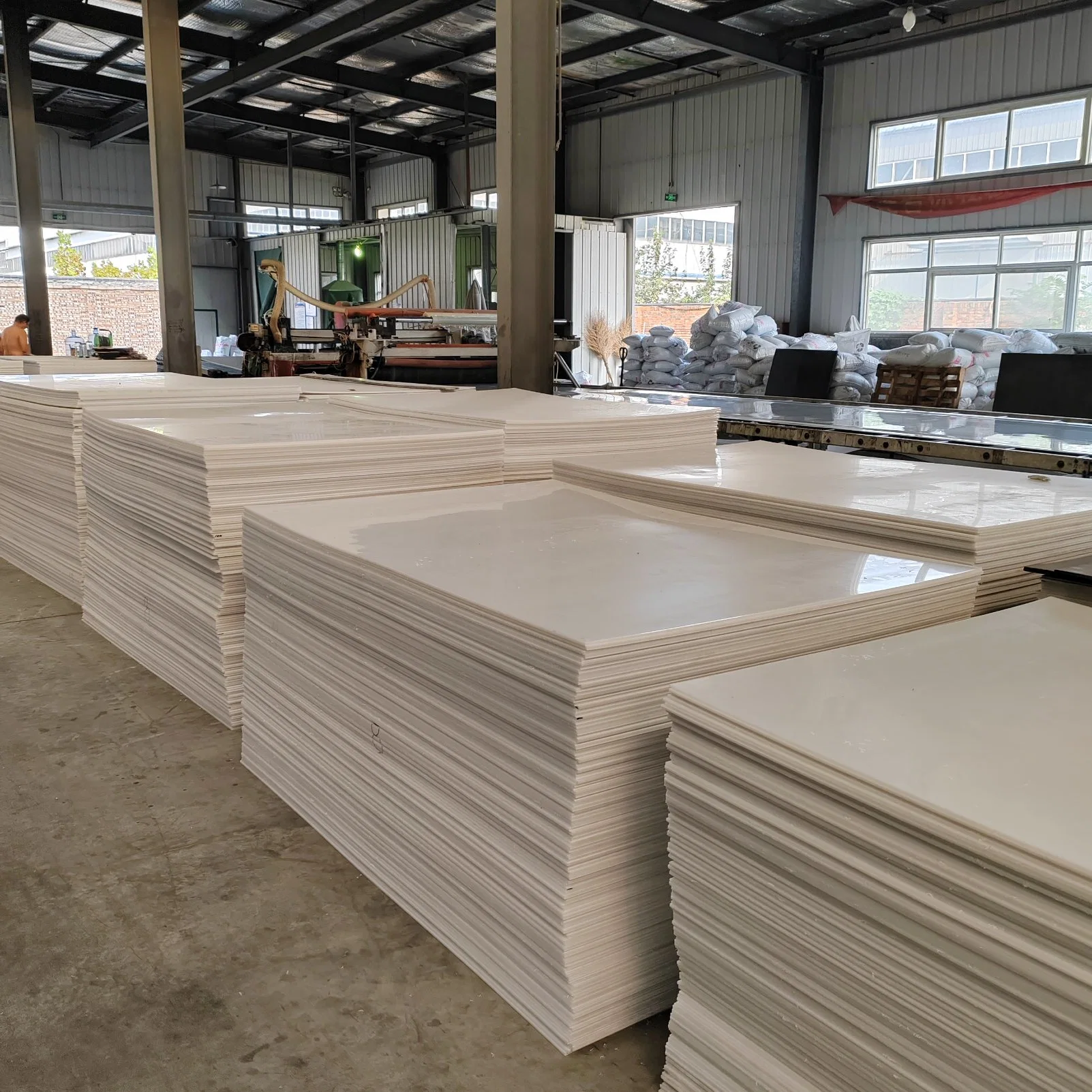 High Impact Strength White Flame Retardant Polyethylene Sheet