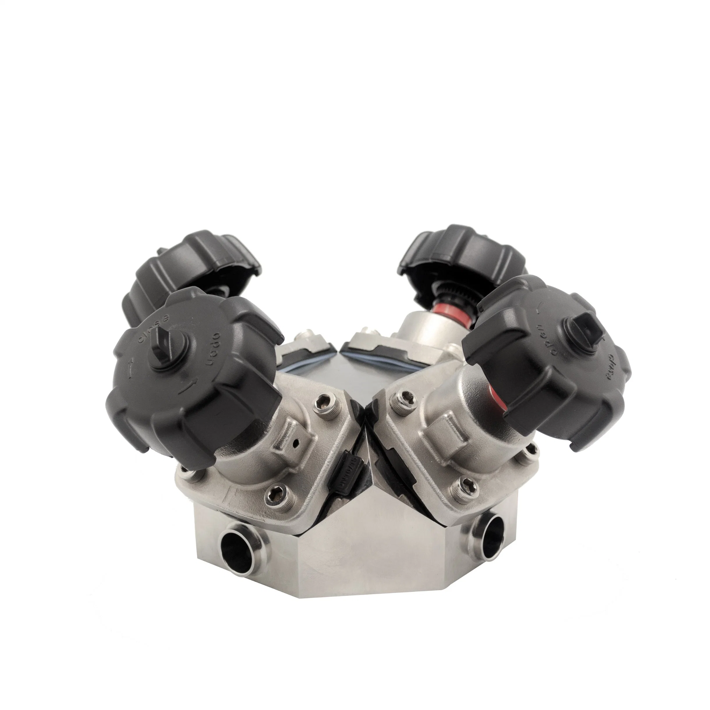 SS316L Sanitary Stainless Steel U Type 3-Way Casting Diaphragm Valve