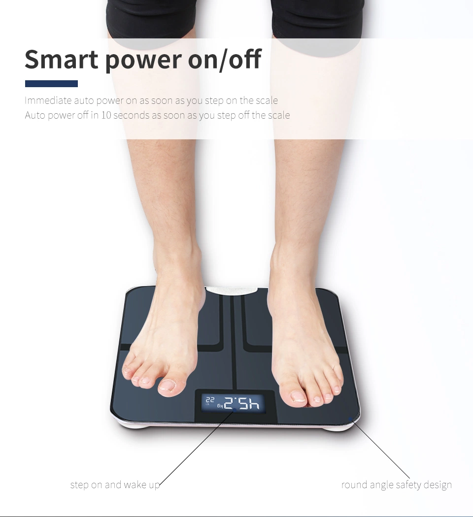 Digital Smart Scale with BMI Electronic Digital Weighing Body Fat Scale with Smart Phone APP