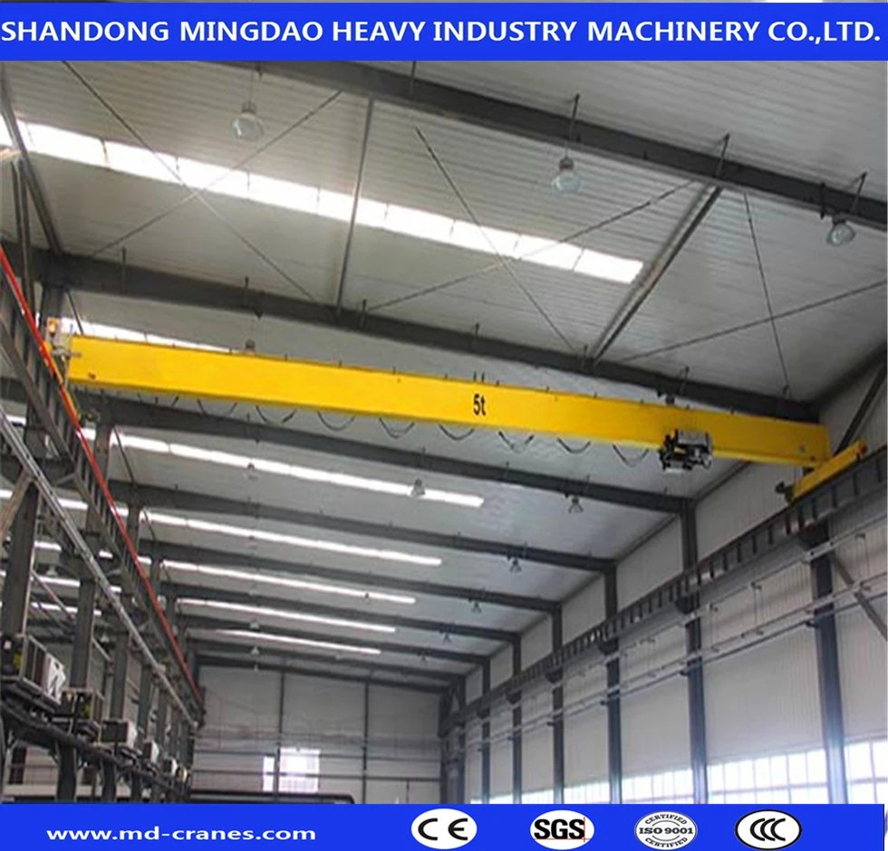 ISO/CE/SGS New Type 5t 15t 30t to 300t Capacity Construction Equipment Highest Work Class European Wire Rope Hoist Best Eot Single Girder Overhead Crane