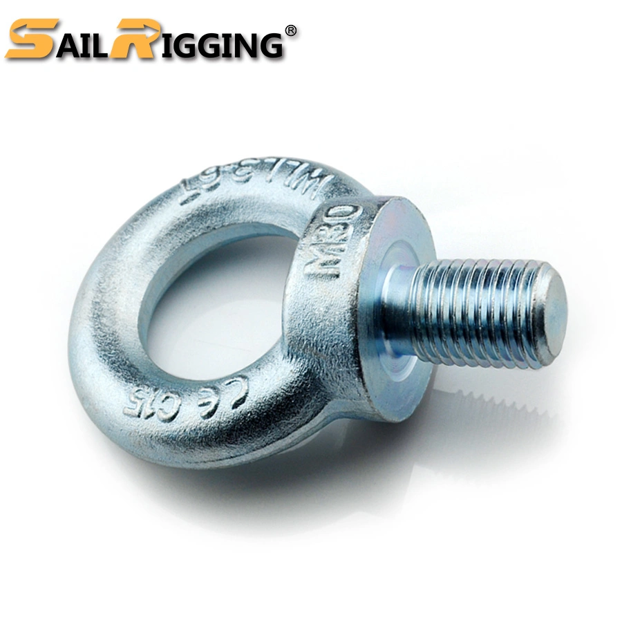 M6/M100 Galvanized Carbon Steel C15e Forged DIN580 Eye Screw