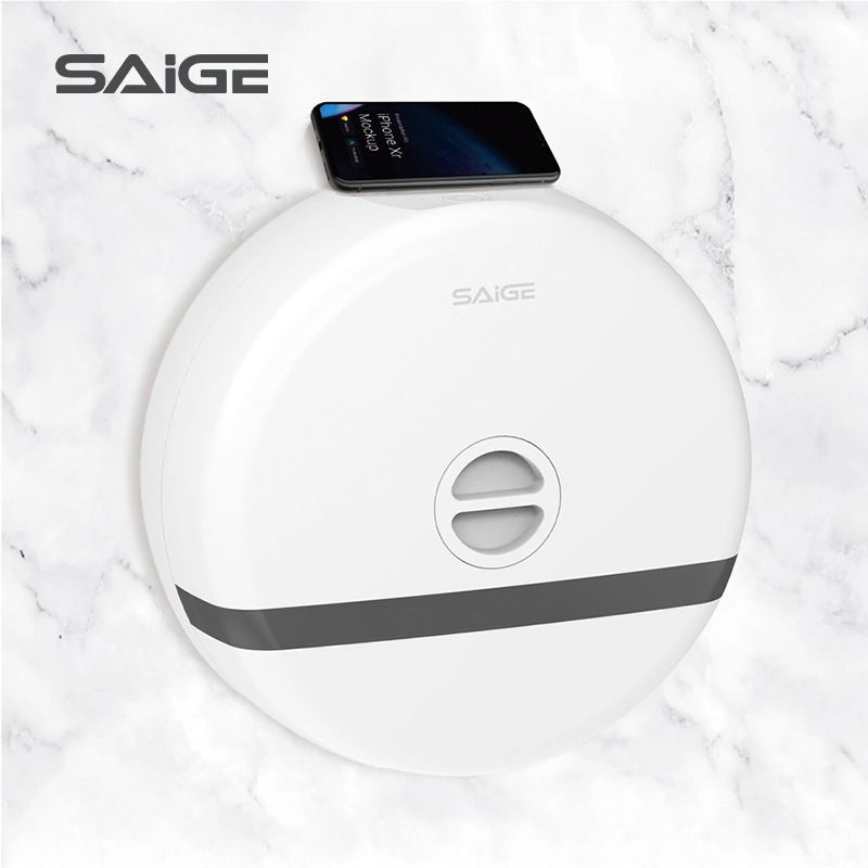 Saige High quality/High cost performance Wall Mounted ABS Plastic Jumbo Toilet Tissue Paper Holder