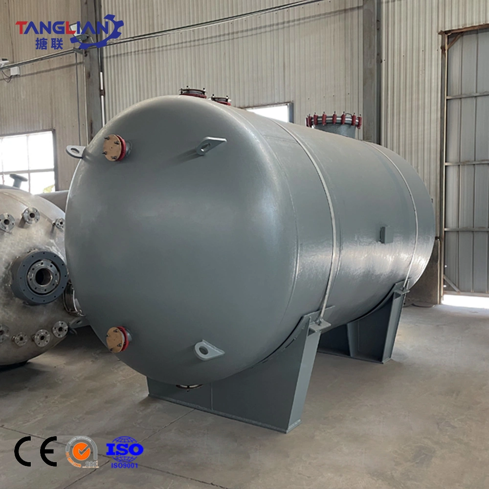 Horizontal Glass Lined Storage Tank Used for Industrial Wastewater Treatment