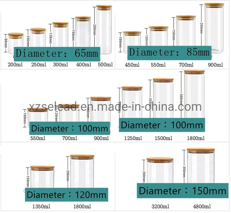 Amazon Küchenkanister Set Klarglas für mit Bambus Deckel Luftdichte Behälter Für Die Lagerung Von Lebensmitteln