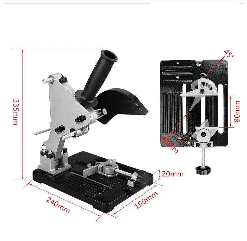 BGX Grinder Holder Bracket Iron Base Angle Grinder Stand