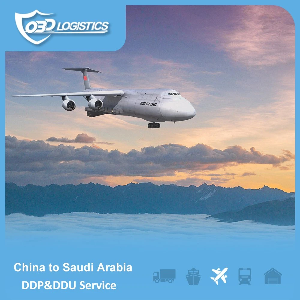 Agente de Transporte de carga Aérea rápida da Alibaba 1688 China para Arábia Saudita KSA Amazon FBA