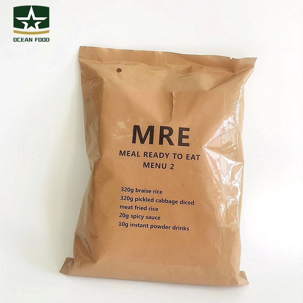 670g*12 Convenient Fast Ready to Eat Self-Heating Braise Mre Rice Food