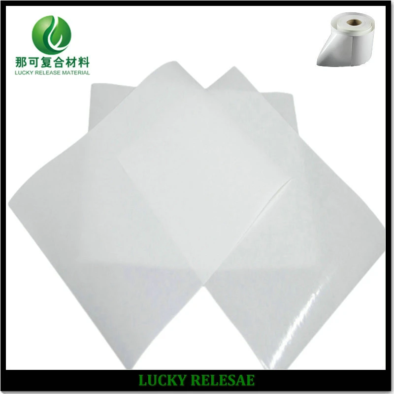 80GSM Semi Glossy Paper Anti- Freeze Adhesive 60GSM White Glassine Paper