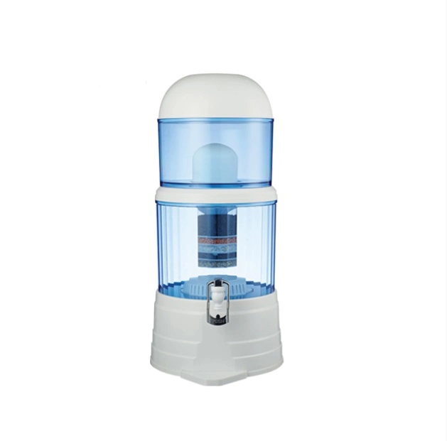 Mineral Water Purifier Pot PP ABS Remove Chlorine Bacteria Make Alkaline Water