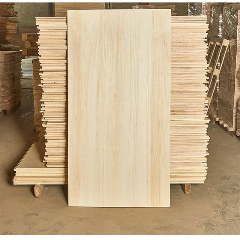 Los álamos de Corte Natural muebles de bambú de la hoja de madera de balsa de madera de Paulownia para Snowboard Wood Core