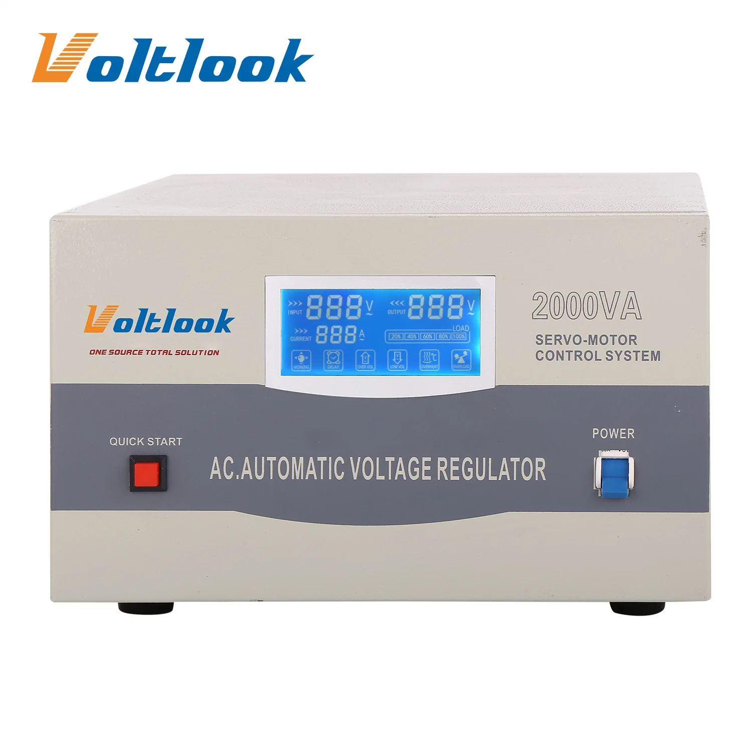 SVC-D 2000VA LCD Display digital do regulador de tensão automático de alta precisão