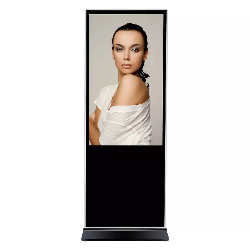 High Resolution 49 Inch Floor Standing Digital Signage Advertising Player Media Player