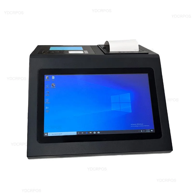 New Design 11.6 Inch Touch Screen Cashier Machine Desktop POS System with 80mm Printer