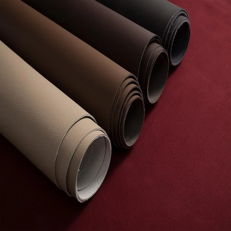 Microfibre Huafon Stretch tissu cuir synthétique épaisseur 2 mm pour les hommes de portefeuilles et les courroies