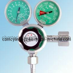 Hospital Medical Double-Gauge Regulador del cilindro de oxígeno