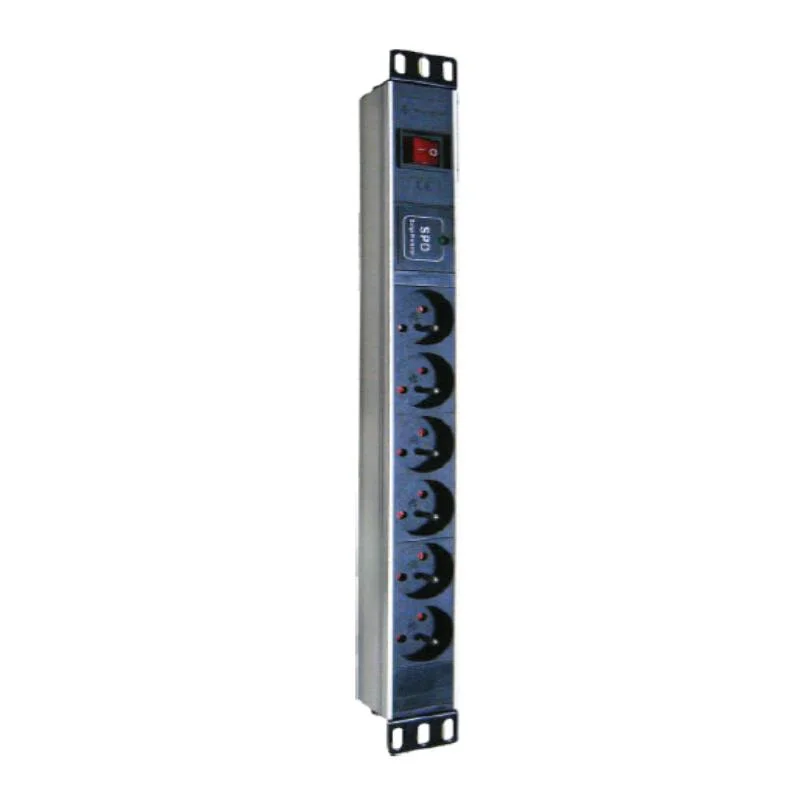 1.5u French Server Rack Cabinet Data Center PDU for Different Countries with/Without Switch/Protection