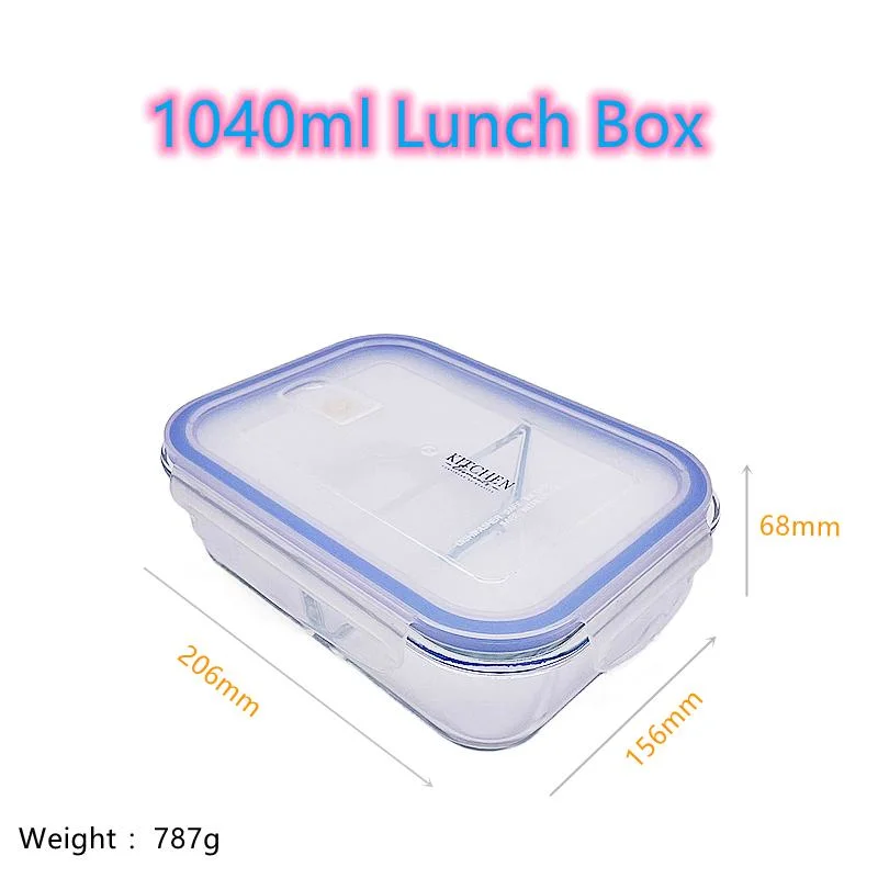 Mikrowelle Glas Lebensmittel Aufbewahrungsbehälter Glas Lunch Box mit Deckel