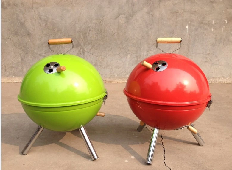 Apple Shaped Portable Home Travel Camping High Dome Grill BBQ